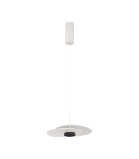 Olea Dome Pendant Ceiling Light Sandy White Triac Dimmable LED 16W 537lm 3000K-1