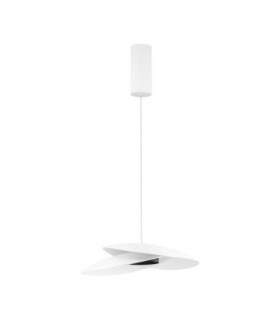 Olea Dome Pendant Ceiling Light Sandy White Triac Dimmable LED 22W 625lm 3000K-1