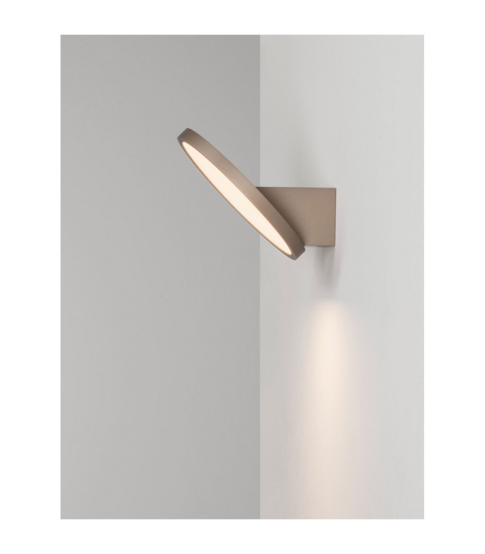 Vea Integrated LED Wall Lamp Champagne Gold Triac Dimmable LED 8W 540lm CCT 2700-3000K-6