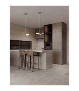 Vea Integrated LED Pendant Ceiling Light Champagne Gold Triac Dimmable LED 14W 867lm CCT 2700-3000K-2