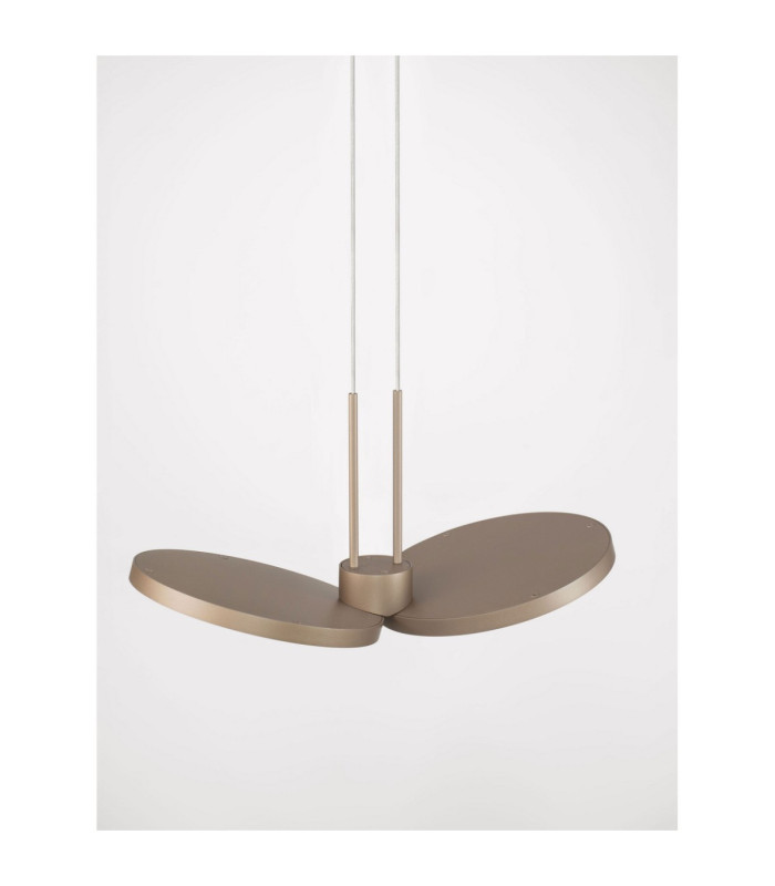 Vea Integrated LED Pendant Ceiling Light Champagne Gold Triac Dimmable LED 14W 867lm CCT 2700-3000K-6