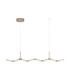 Vea Bar Pendant Ceiling Light Champagne Gold Triac Dimmable LED 47W 2374lm CCT 2700-3000K-1