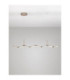 Vea Bar Pendant Ceiling Light Champagne Gold Triac Dimmable LED 47W 2374lm CCT 2700-3000K-3