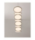 Vea Bar Pendant Ceiling Light Champagne Gold Triac Dimmable LED 47W 2374lm CCT 2700-3000K-5