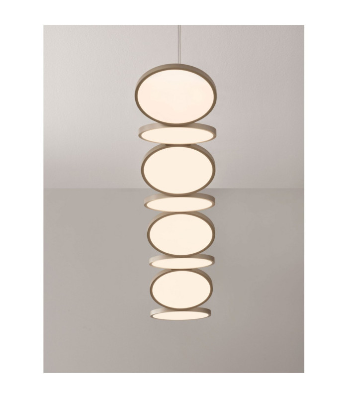 Vea Bar Pendant Ceiling Light Champagne Gold Triac Dimmable LED 47W 2374lm CCT 2700-3000K-5