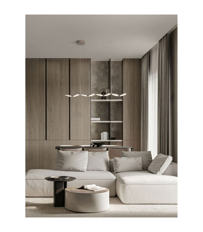 Vea Bar Pendant Ceiling Light Champagne Gold Triac Dimmable LED 47W 2374lm CCT 2700-3000K-7