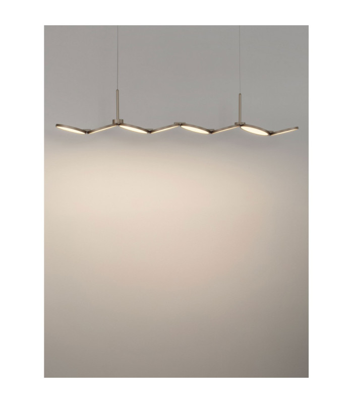 Vea Bar Pendant Ceiling Light Champagne Gold Triac Dimmable LED 47W 2374lm CCT 2700-3000K-8