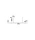Vea Bar Pendant Ceiling Light Champagne Gold Triac Dimmable LED 47W 2374lm CCT 2700-3000K-11