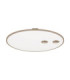 Vea Integrated LED Semi Flush Ceiling Light Champagne Gold Triac Dimmable LED 53W 2323lm CCT 2700-3000K-1