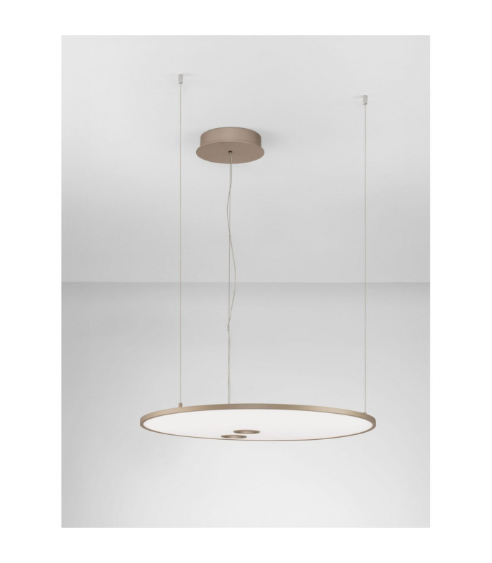 Vea Integrated LED Pendant Ceiling Light Champagne Gold Triac Dimmable LED 53W 2323lm CCT 2700-3000K-3