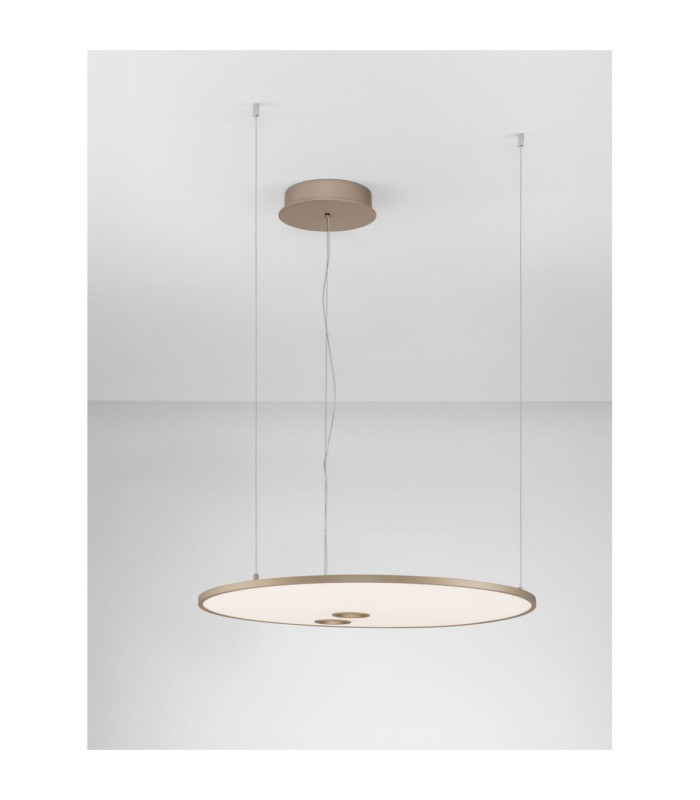 Vea Integrated LED Pendant Ceiling Light Champagne Gold Triac Dimmable LED 53W 2323lm CCT 2700-3000K-4