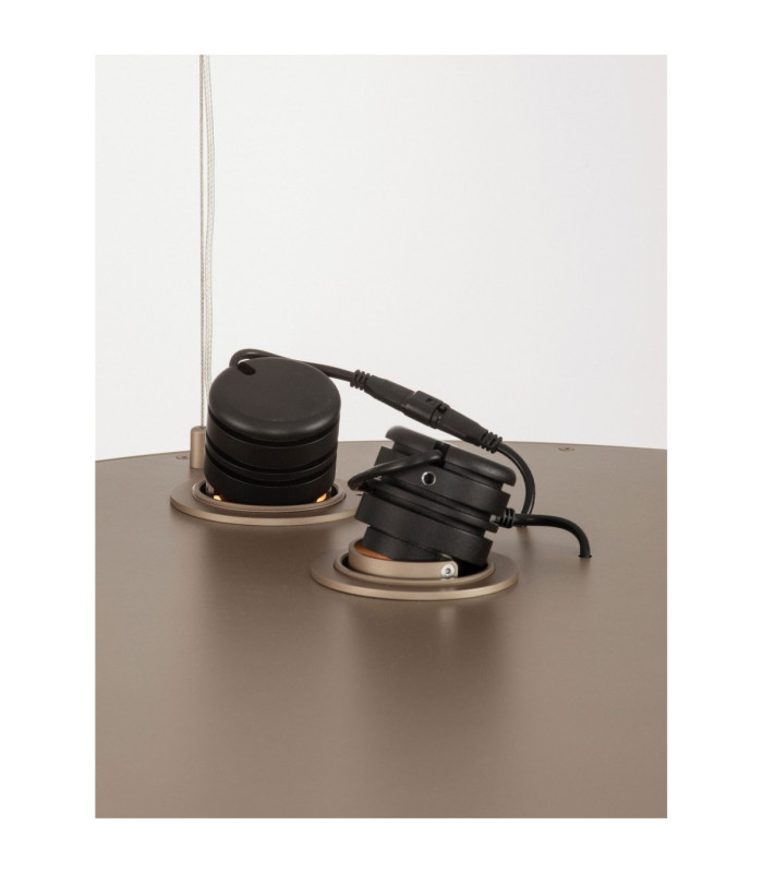 Vea Integrated LED Pendant Ceiling Light Champagne Gold Triac Dimmable LED 53W 2323lm CCT 2700-3000K-7