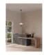 Anafi Dome Pendant Ceiling Light Sandy Black LED 8W 395lm 3000K-2
