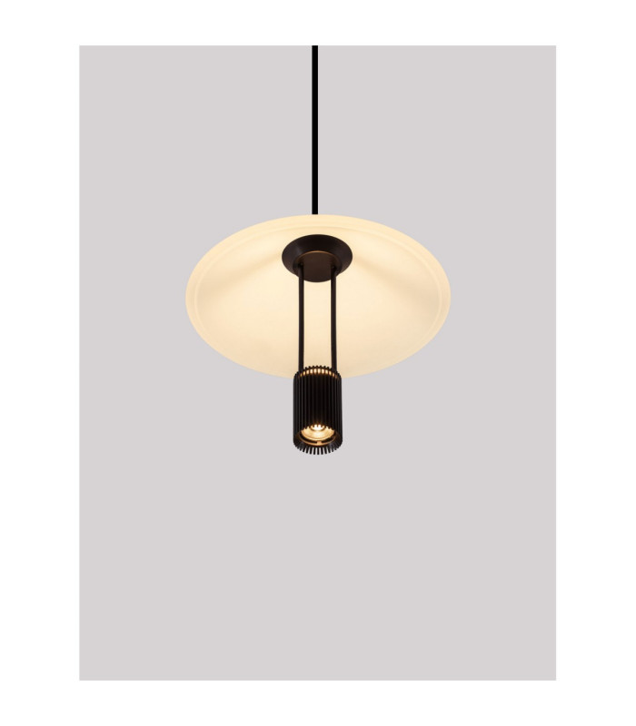 Anafi Dome Pendant Ceiling Light Sandy Black LED 8W 395lm 3000K-3