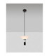 Anafi Pendant Ceiling Light Sandy Black LED 8W 395lm 3000K-4