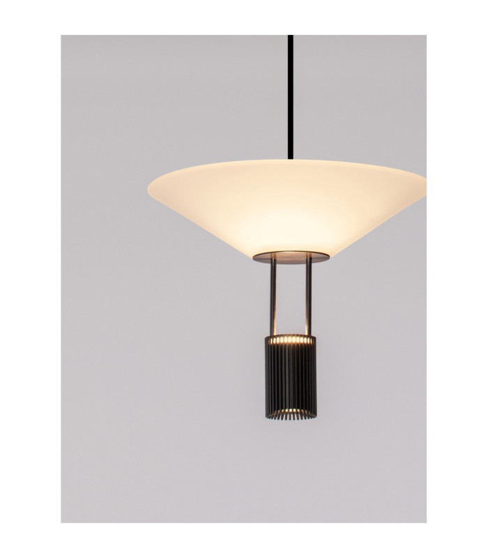 Anafi Pendant Ceiling Light Sandy Black LED 8W 395lm 3000K-6