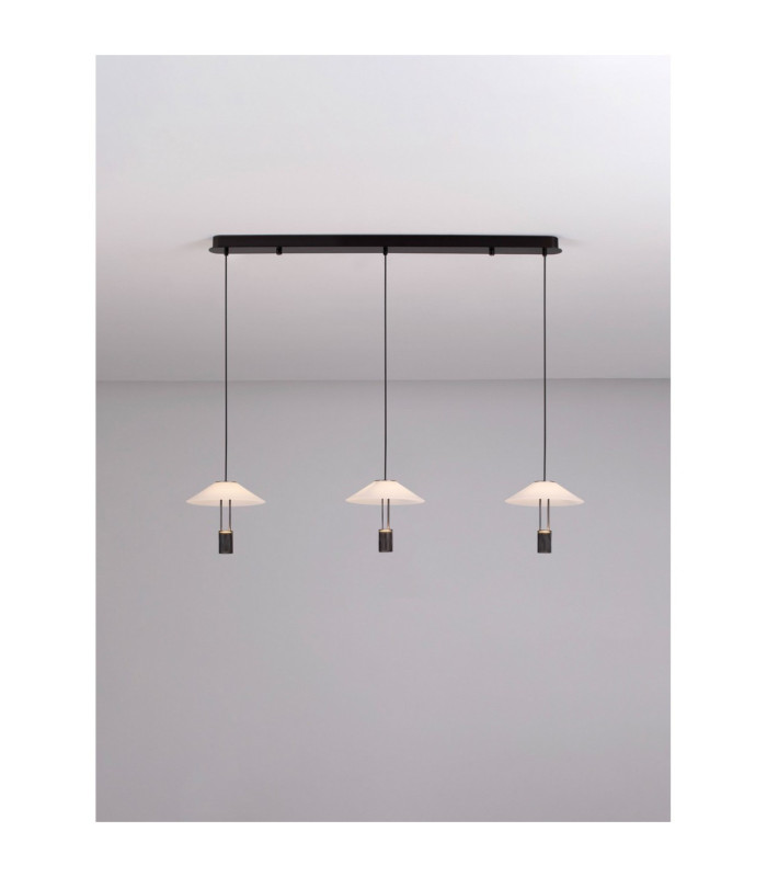 Anafi Bar Pendant Ceiling Light Sandy Black LED 24W 1185lm 3000K-4