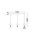 Anafi Bar Pendant Ceiling Light Sandy Black LED 24W 1185lm 3000K-7