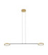 Scope Bar Pendant Ceiling Light Black Gold LED 18W 1400lm 3000K-1