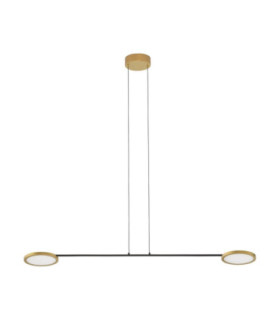 Scope Bar Pendant Ceiling Light Black Gold LED 18W 1400lm 3000K-1
