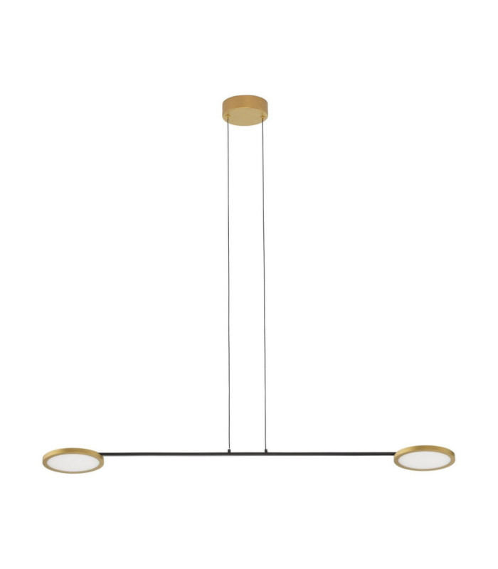 Scope Bar Pendant Ceiling Light Black Gold LED 18W 1400lm 3000K-1