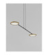 Scope Bar Pendant Ceiling Light Black Gold LED 18W 1400lm 3000K-3