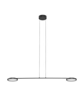 Scope Bar Pendant Ceiling Light Black LED 18W 1400lm 3000K-1