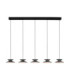 Morphi Bar Pendant Ceiling Light Sandy Black Gold Triac Dimmable LED 245W 800lm 3000K-1