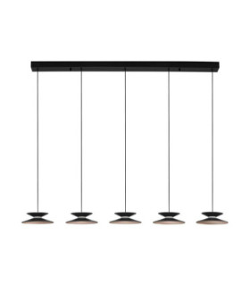 Morphi Bar Pendant Ceiling Light Sandy Black Gold Triac Dimmable LED 245W 800lm 3000K-1