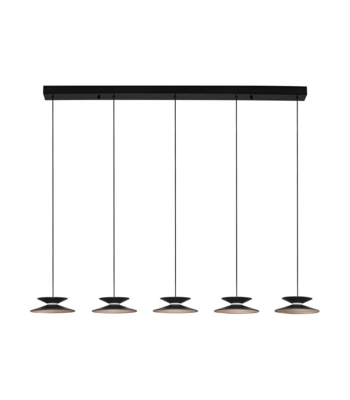 Morphi Bar Pendant Ceiling Light Sandy Black Gold Triac Dimmable LED 245W 800lm 3000K-1