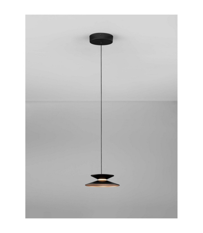 Morphi Dome Pendant Ceiling Light Sandy Black Gold Triac Dimmable LED 5W 165lm 3000K-4