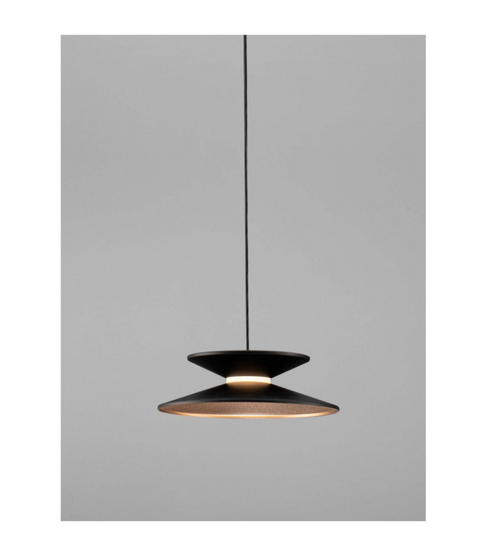 Morphi Dome Pendant Ceiling Light Sandy Black Gold Triac Dimmable LED 5W 165lm 3000K-6