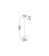 Morphi Dome Pendant Ceiling Light Sandy Black Gold Triac Dimmable LED 5W 165lm 3000K-7