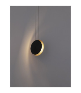 Shell Pendant Ceiling Light Sandy Black Gold LED 7W 99lm 3000K-2