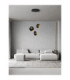 Shell Cluster Pendant Ceiling Light Sandy Black Gold LED 18W 357lm 3000K-2