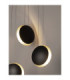 Shell Cluster Pendant Ceiling Light Sandy Black Gold LED 18W 357lm 3000K-4