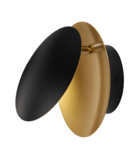Shell Wall Lamp Sandy Black Gold LED 7W 101lm 3000K-1