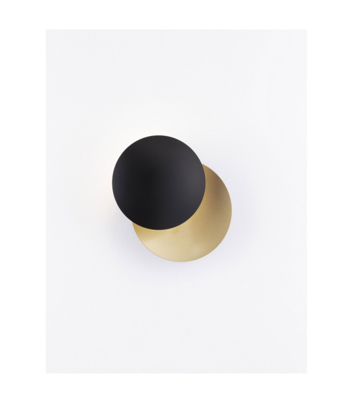 Shell Wall Lamp Sandy Black Gold LED 7W 101lm 3000K-3
