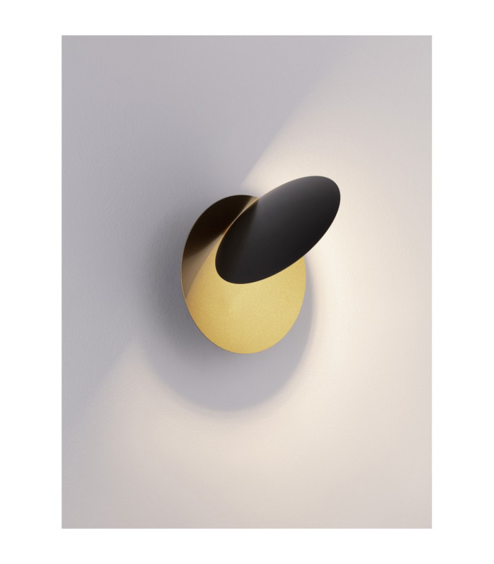Shell Wall Lamp Sandy Black Gold LED 7W 101lm 3000K-4