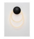 Ilane Integrated LED Wall Lamp Sandy Black LED 17W 1310lm 3000K-4