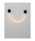 Ilane Integrated LED Wall Lamp Sandy Black LED 7W 683lm 3000K-5
