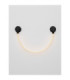 Ilane Integrated LED Wall Lamp Sandy Black LED 7W 683lm 3000K-6