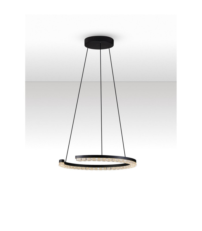 Greamy Integrated LED Pendant Ceiling Light Sandy Black Triac Dimmable LED 21W 1365lm 3000K-4
