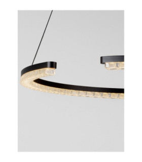 Greamy Integrated LED Pendant Ceiling Light Sandy Black Triac Dimmable LED 30W 1950lm 3000K-2