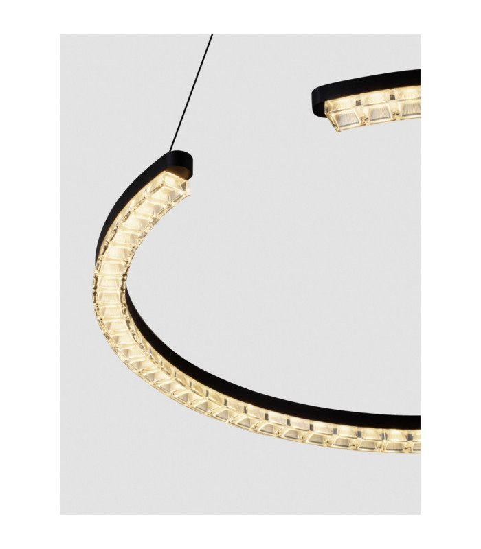 Greamy Integrated LED Pendant Ceiling Light Sandy Black Triac Dimmable LED 30W 1950lm 3000K-5