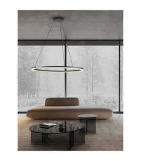 Greamy Integrated LED Pendant Ceiling Light Sandy Black Triac Dimmable LED 43W 2795lm 3000K-2