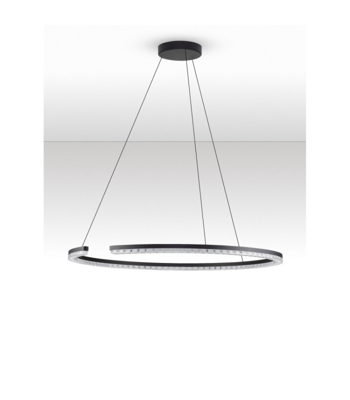 Greamy Integrated LED Pendant Ceiling Light Sandy Black Triac Dimmable LED 43W 2795lm 3000K-3