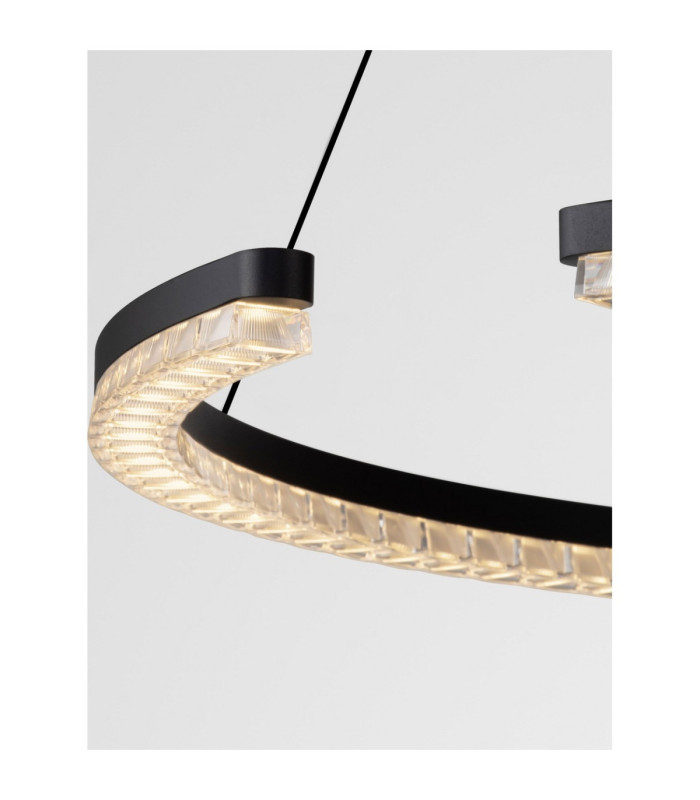 Greamy Integrated LED Pendant Ceiling Light Sandy Black Triac Dimmable LED 43W 2795lm 3000K-5