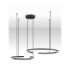 Greamy Integrated LED Pendant Ceiling Light Sandy Black Triac Dimmable LED 49W 3668lm 3000K-3