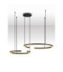 Greamy Integrated LED Pendant Ceiling Light Sandy Black Triac Dimmable LED 49W 3668lm 3000K-4